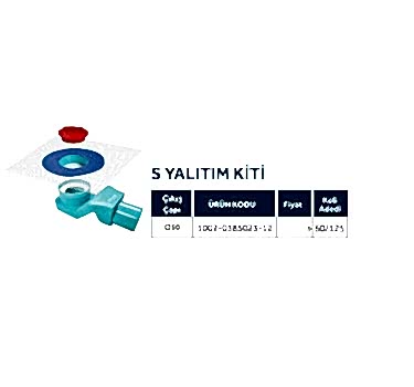 LINE 6 E LİNEER DUŞ KANALI - S YALITIM KİTİ