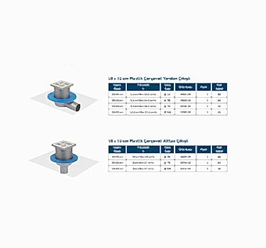 LINE 10 - 10x10 PLASTİK ÇERÇEVELİ MODELLER