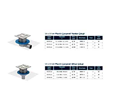LINE 10 - 15x15 PLASTİK ÇERÇEVELİ MODELLER