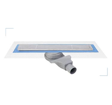 LINE 2 LİNEER DUŞ KANALI - SERAMİK UYUMLU IZGARALI