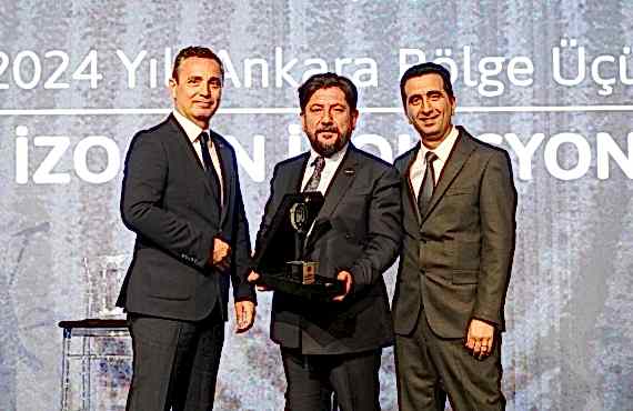 İzocam 2024 Bölge 3.lüğü Ödülümüzü Teslim Aldık